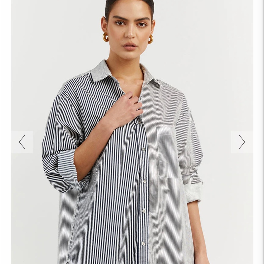 PEPPA NAVY STRIPE SHIRT